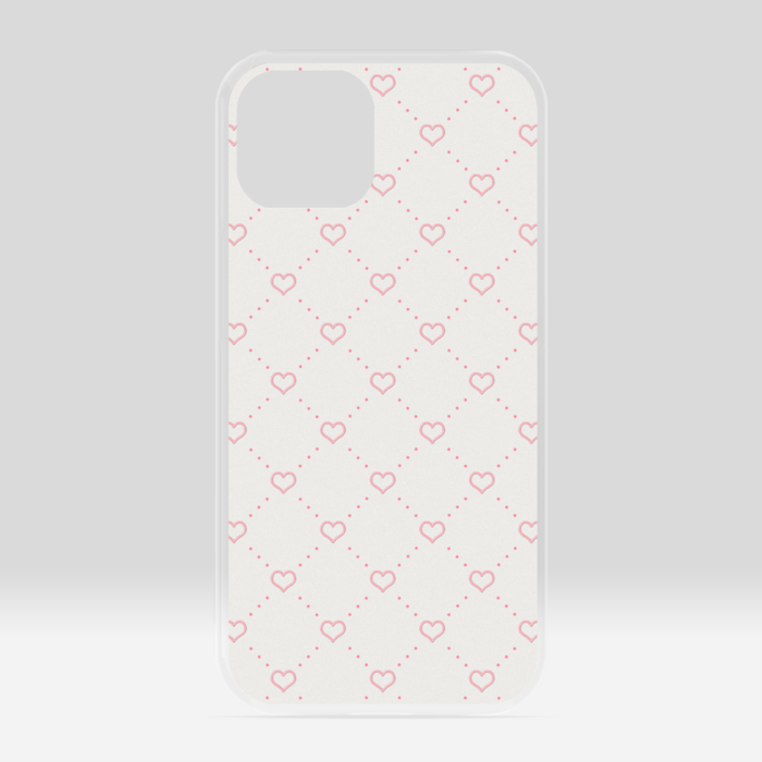 pink　クリアiPhoneケース - iPhone 13