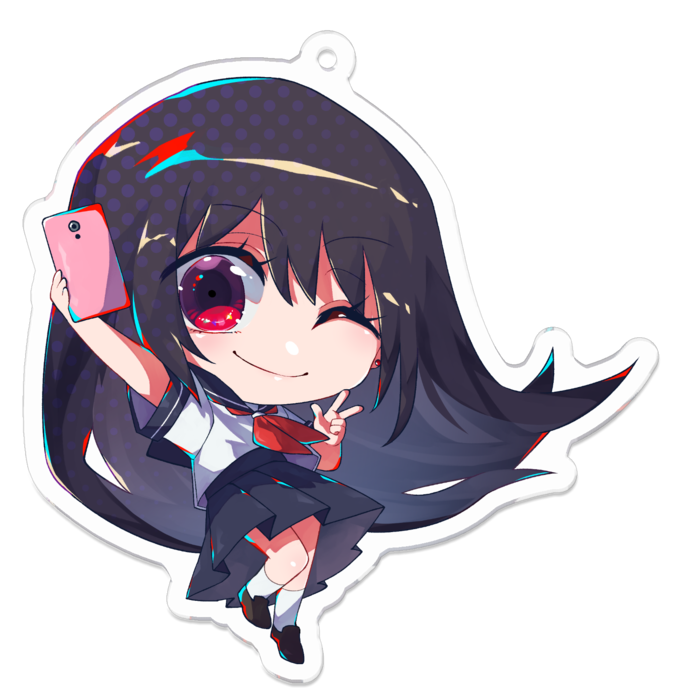 アクリルキーホルダー - 70 x 70 (mm)