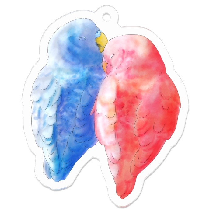 アクリルキーホルダー - 50 x 50 (mm)