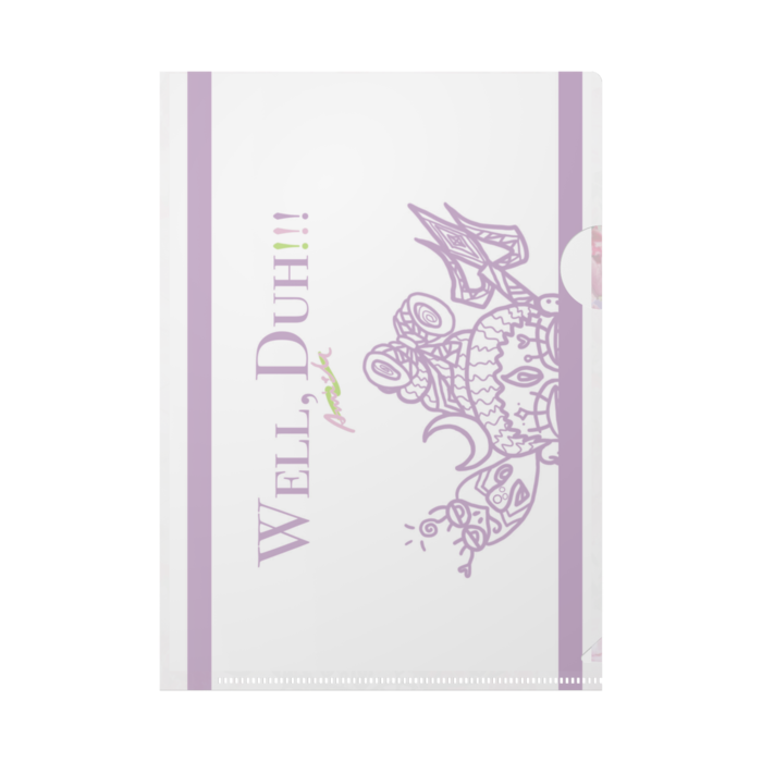 クリアファイル - A5 flower2