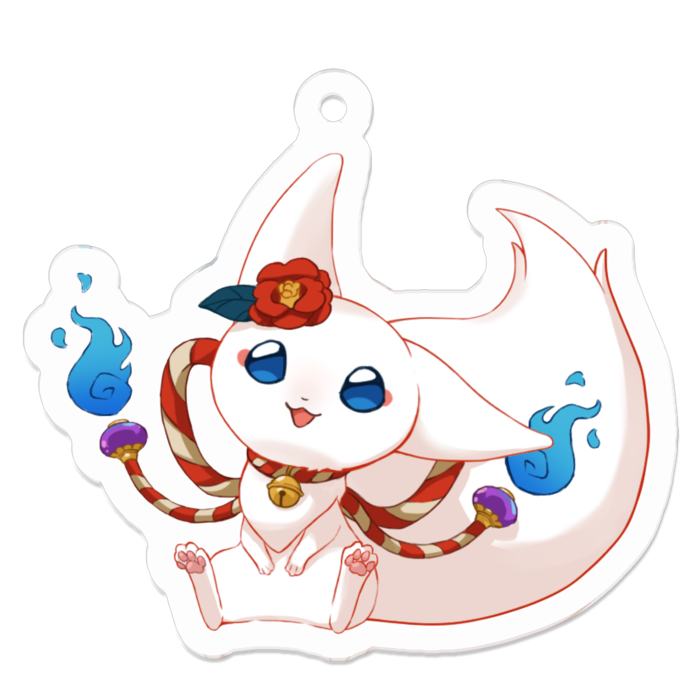 アクリルキーホルダー - 50 x 50 (mm)