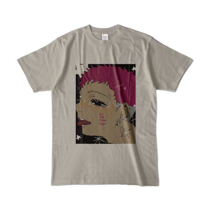 カラーTシャツ - L - シルバーグレー (淡色)
