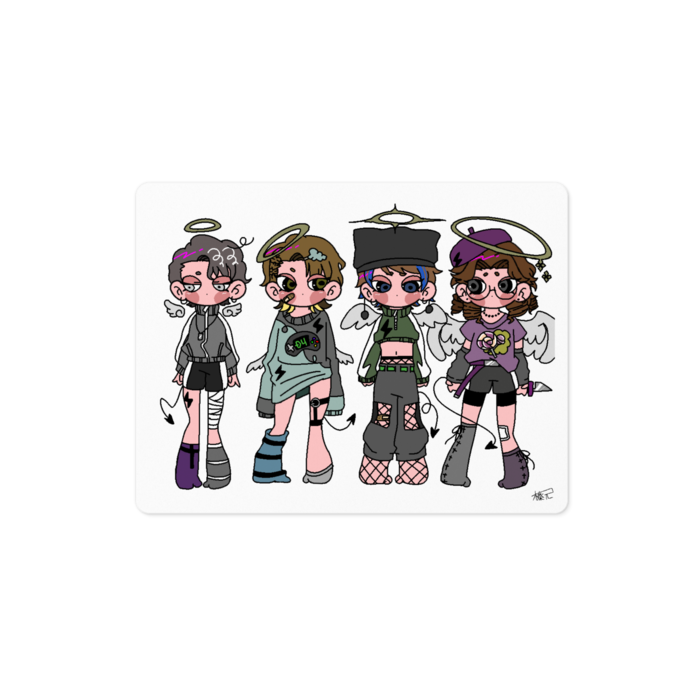 ステッカー - 100 x 100 (mm)