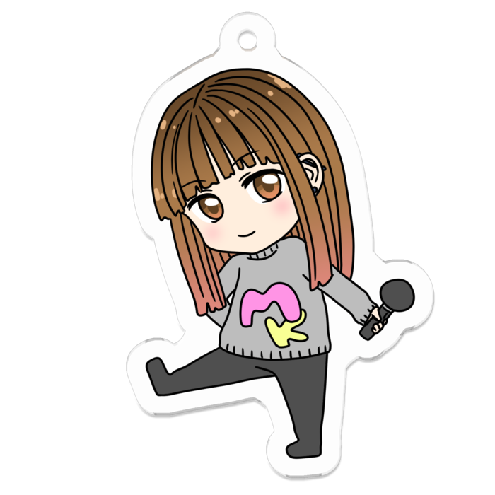 アクリルキーホルダー - 50 x 50 (mm)