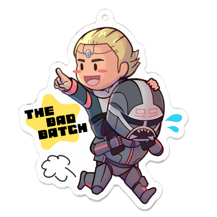 アクリルキーホルダー - 70 x 70 (mm)