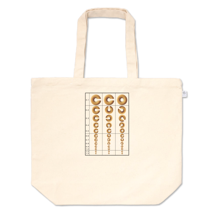 トートバッグ - L - プリント面積中