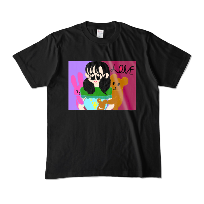 カラーTシャツ - M - ブラック (濃色)
