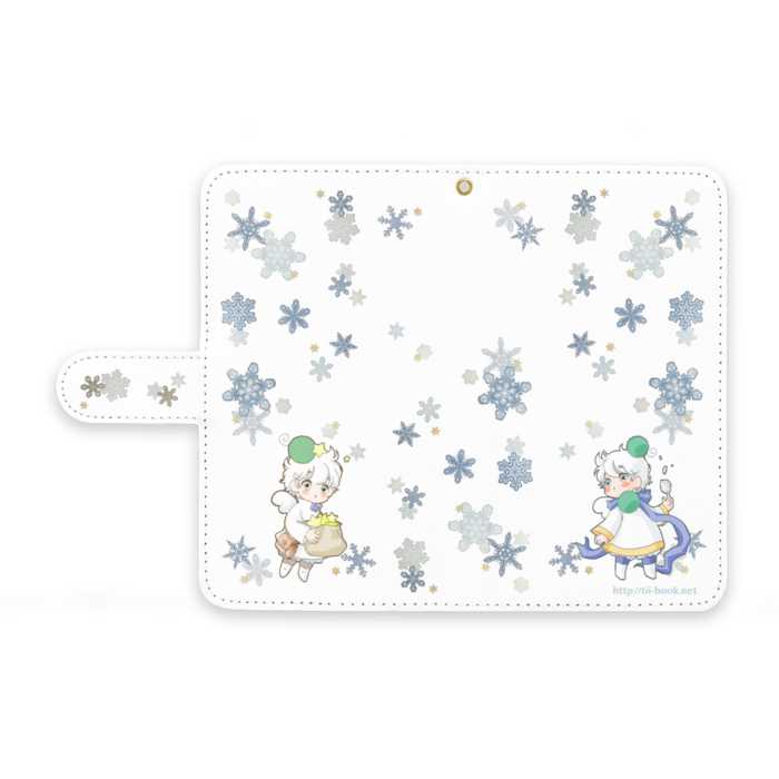 手帳型Androidケース - M - ストラップ穴 あり