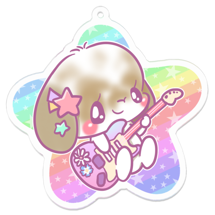 アクリルキーホルダー - 70 x 70 (mm)