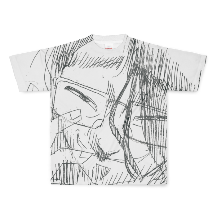 フルグラフィックTシャツ - L - 正面印刷のみ