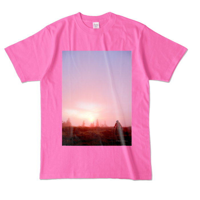 カラーTシャツ - L - ピンク (濃色)