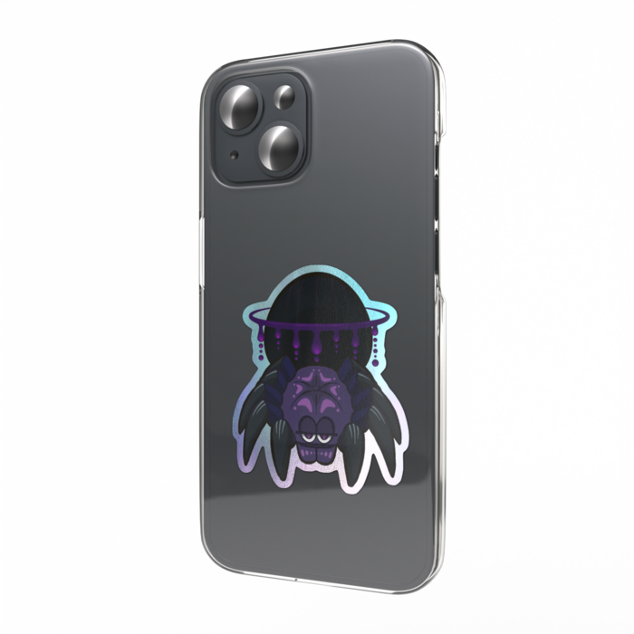 オーロラスマホステッカー - 縦