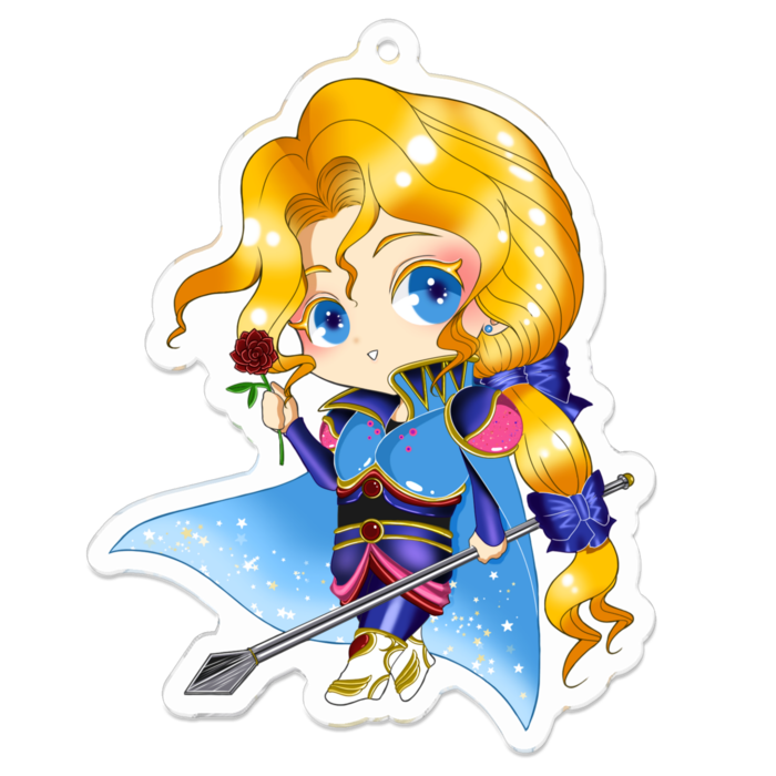 アクリルキーホルダー - 70 x 70 (mm)