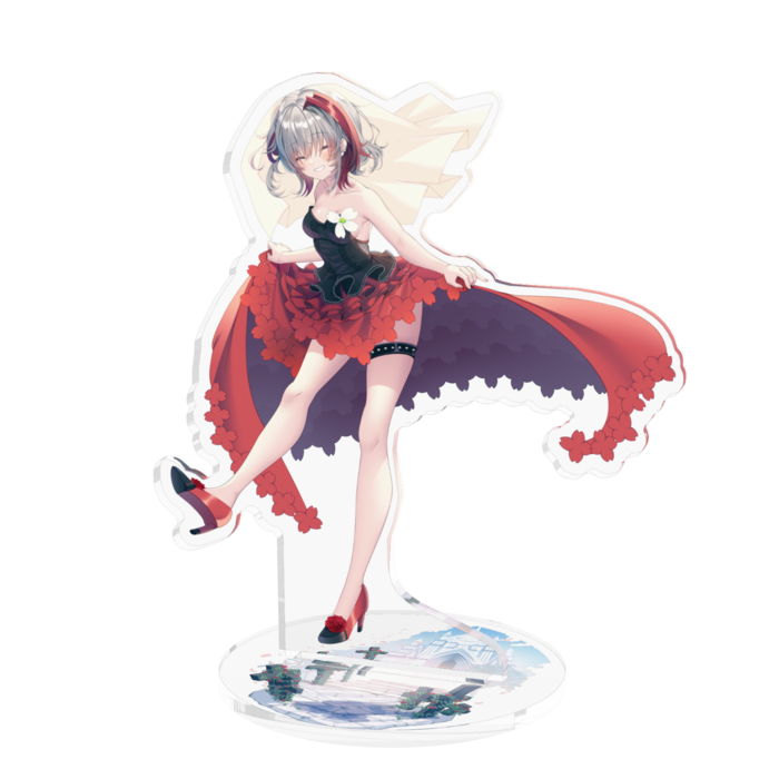 笑みをこぼす