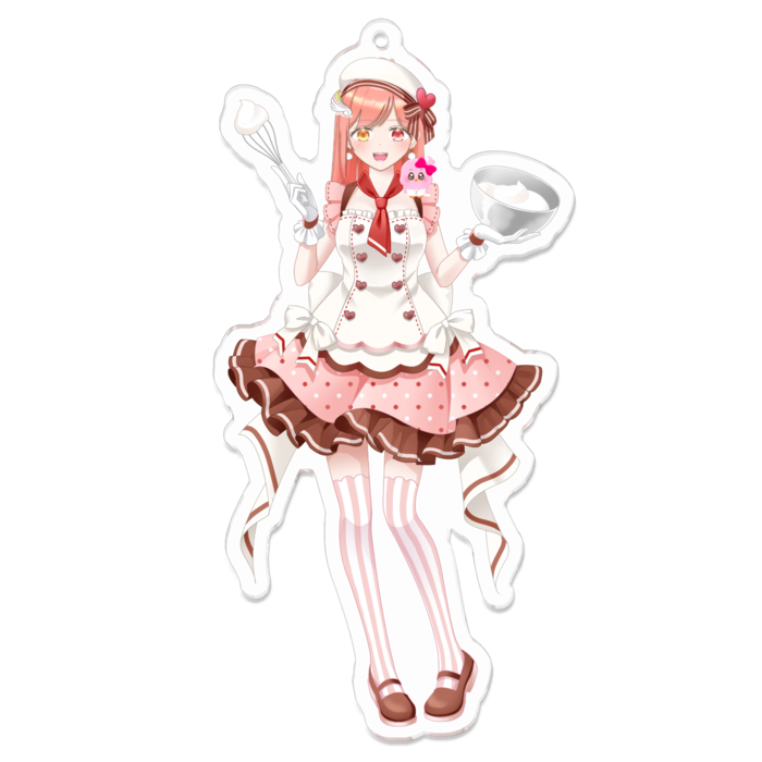 アクリルキーホルダー - 100 x 100 (mm)