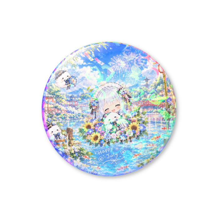 ホログラム缶バッジ - 25mm
