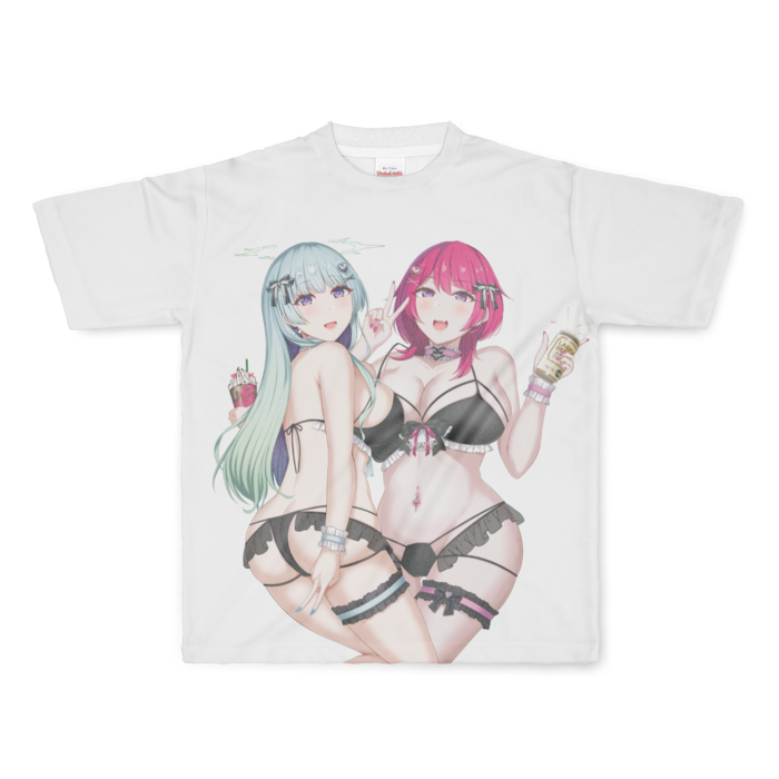 フルグラフィックTシャツ - L - 正面印刷のみ