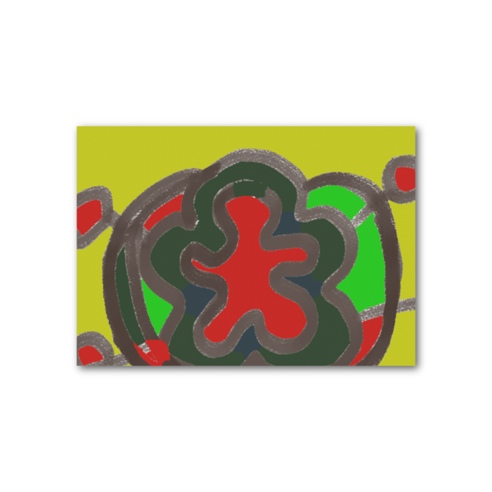 フォト風カード - 横 - 片面