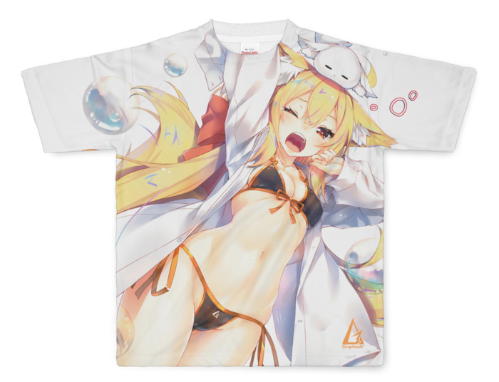 フルグラフィックTシャツ - L - 正面印刷のみ