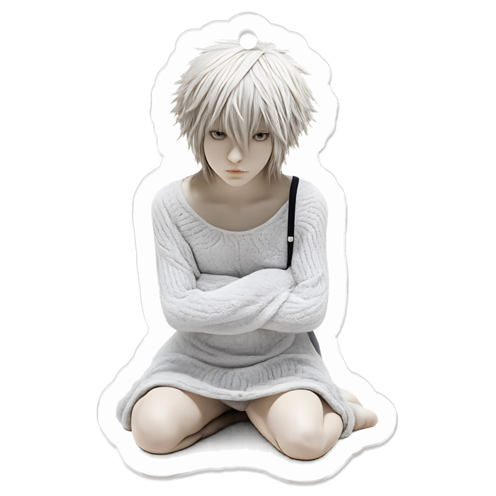 アクリルキーホルダー（コーティング） - 50 x 50 (mm)