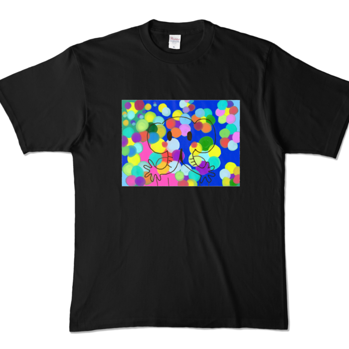 カラーTシャツ - XL - ブラック (濃色)