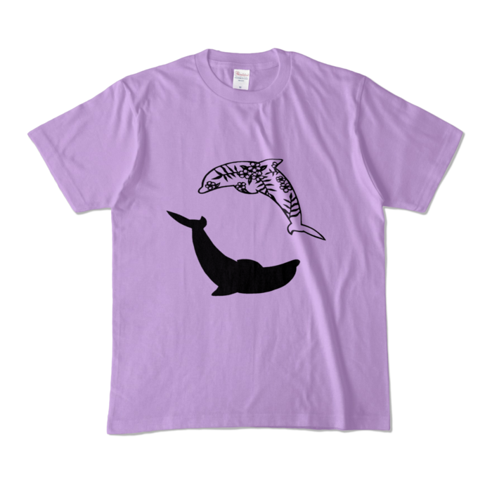 カラーTシャツ - M - ライトパープル (淡色)