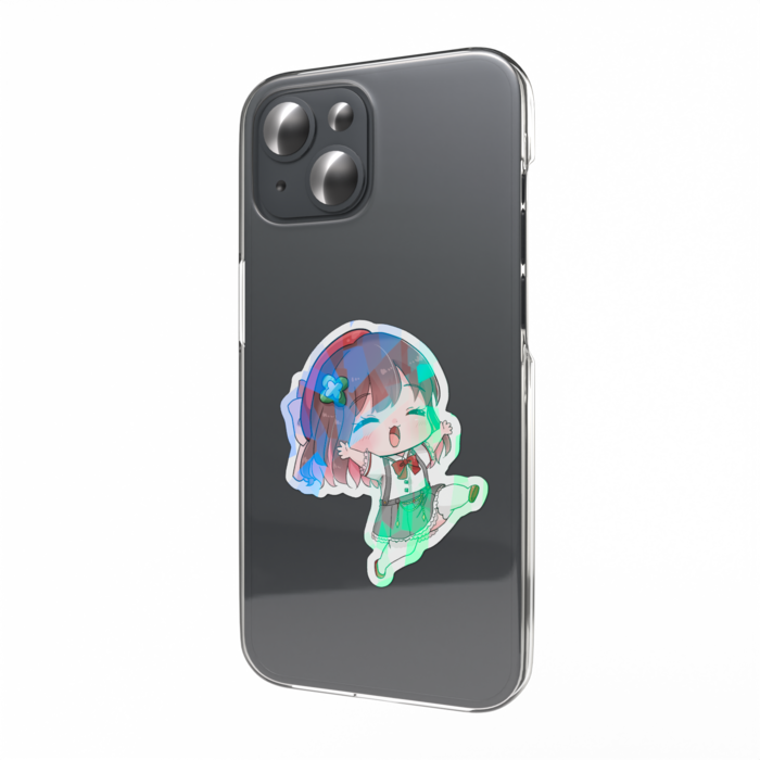 ホログラムスマホステッカー - 縦