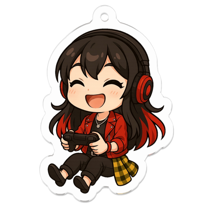 アクリルキーホルダー - 50 x 50 (mm)