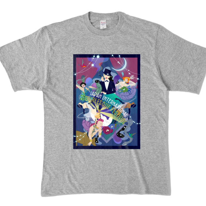 カラーTシャツ - XL - 杢グレー (濃色)