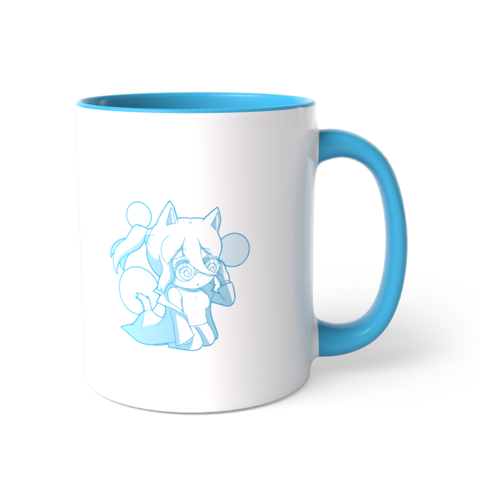 ツートンカラーマグカップ - 直径 8.2cm / 高さ 9.5cm - A