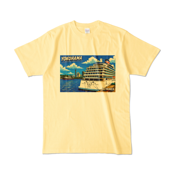カラーTシャツ - L - ライトイエロー (淡色)