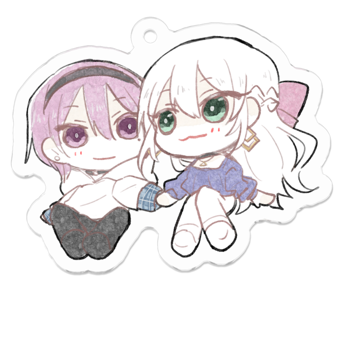 アクリルキーホルダー - 50 x 50 (mm)