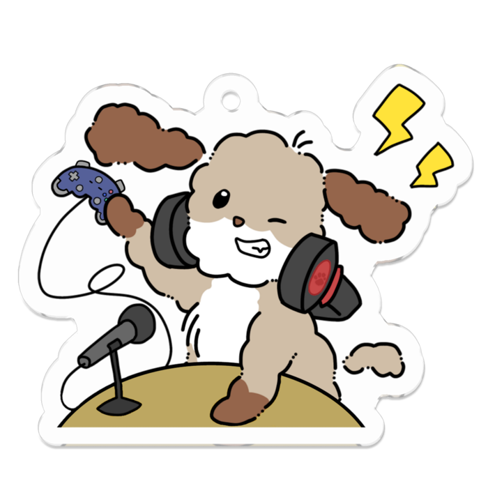 アクリルキーホルダー - 50 x 50 (mm)