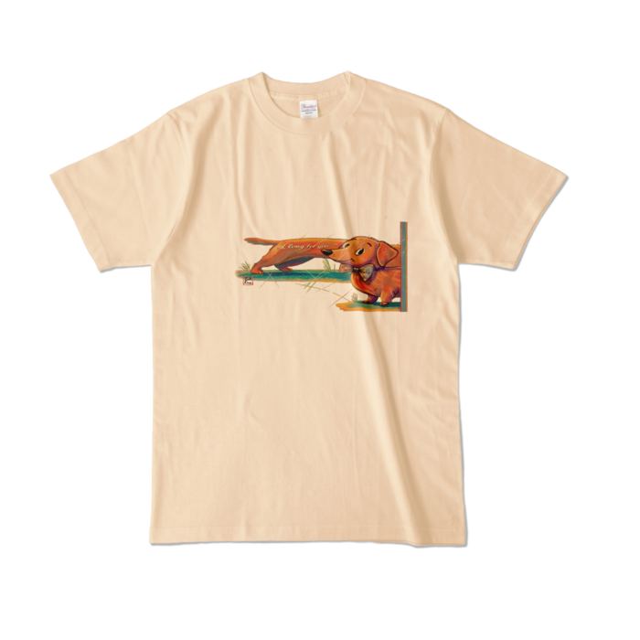 カラーTシャツ - L - ナチュラル (淡色)