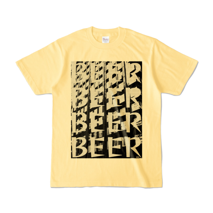 カラーTシャツ - S - ライトイエロー (淡色)