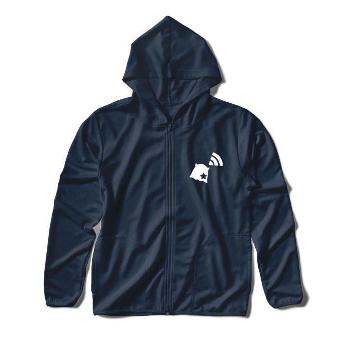 ジップパーカー - S - ネイビー
