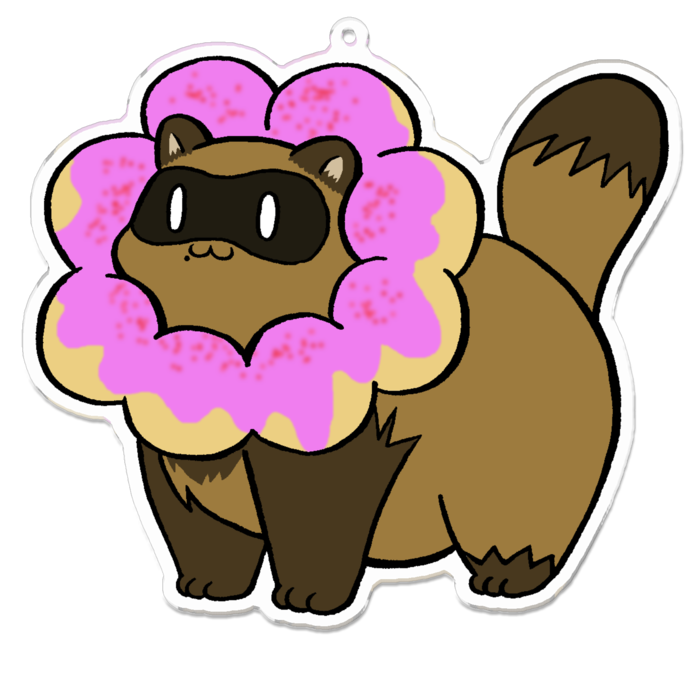 アクリルキーホルダー - 100 x 100 (mm)