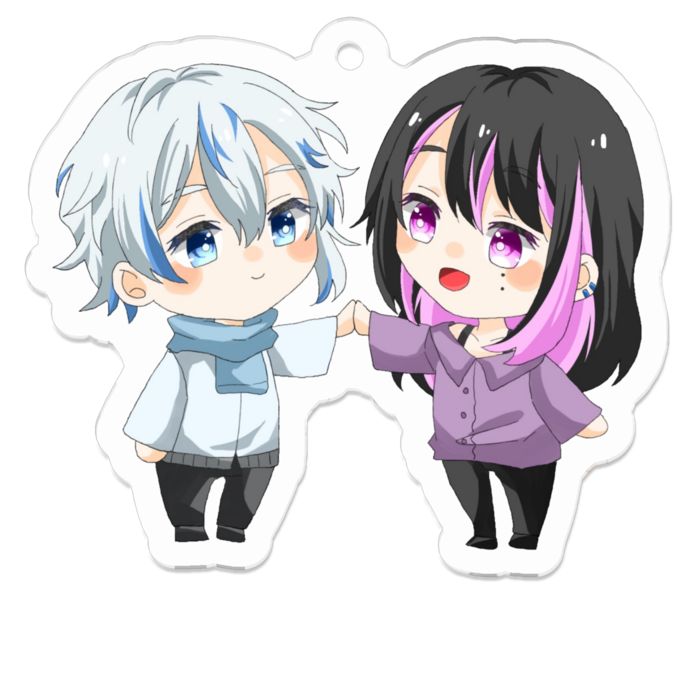 アクリルキーホルダー - 50 x 50 (mm)