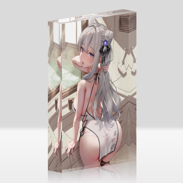 アクリルブロック(ホワイトタイプ) - 100x148mm