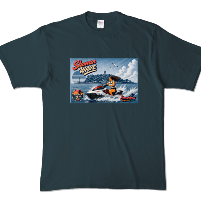 カラーTシャツ - XL - デニム (濃色)