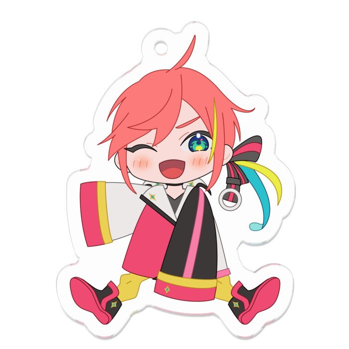 アクリルキーホルダー - 50 x 50 (mm)