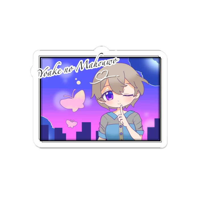 アクリルバッジ - 50 x 50 (mm)