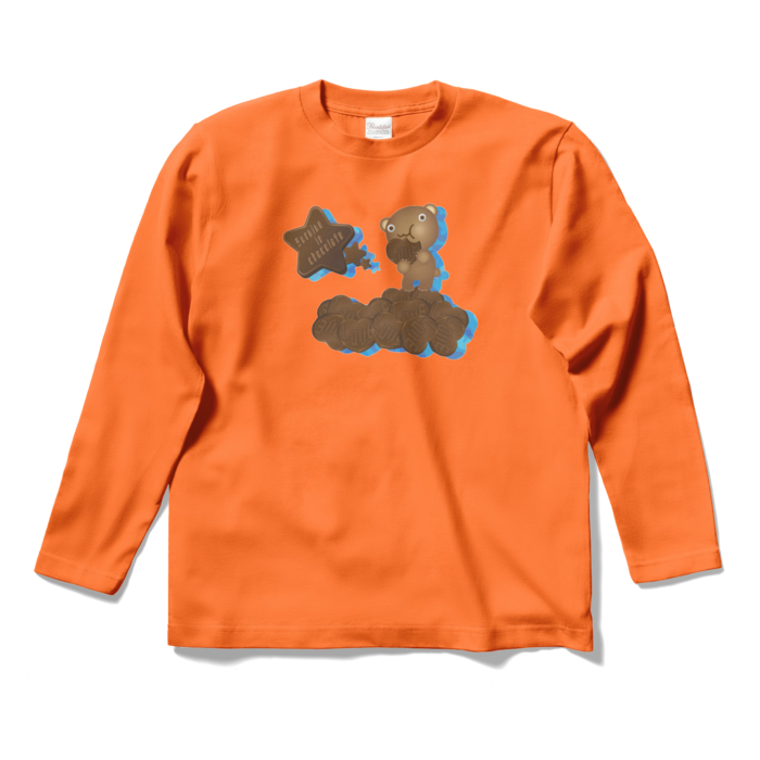 ロングスリーブTシャツ - S - オレンジ