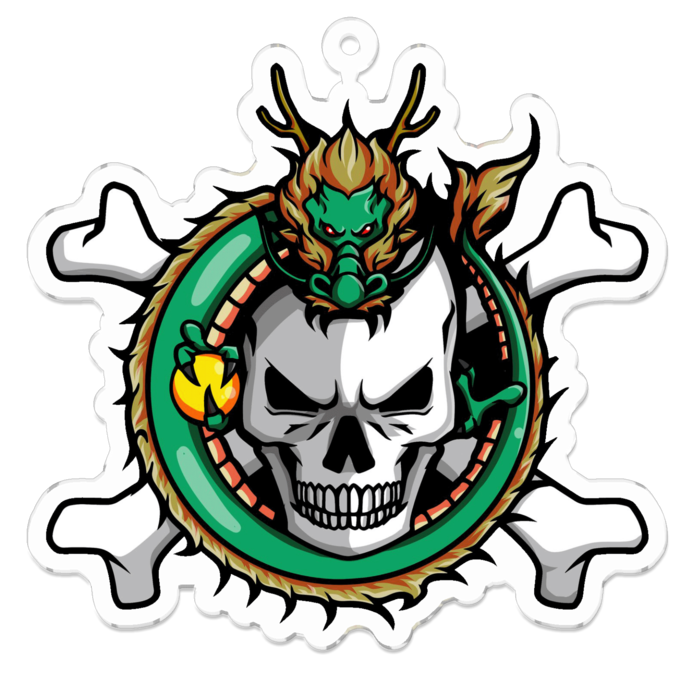 アクリルキーホルダー（コーティング） - 70 x 70 (mm)