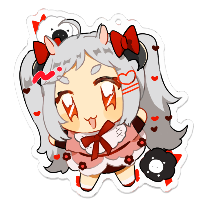 アクリルキーホルダー - 70 x 70 (mm)