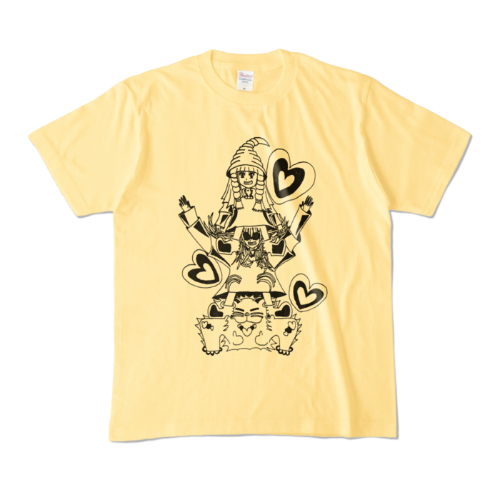 カラーTシャツ - M - ライトイエロー (淡色)