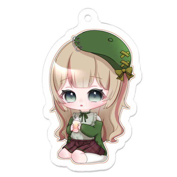 アクリルキーホルダー - 50 x 50 (mm)