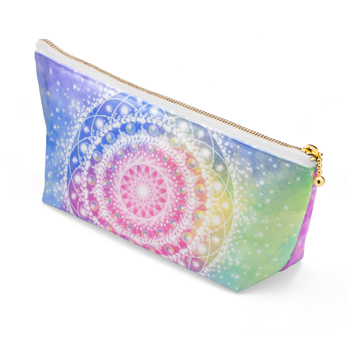 ポーチ - 長さ21.5cm / 高さ10cm - ホワイト