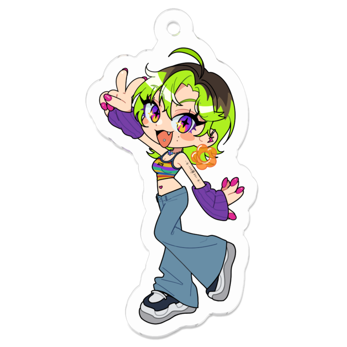 アクリルキーホルダー - 50 x 50 (mm)