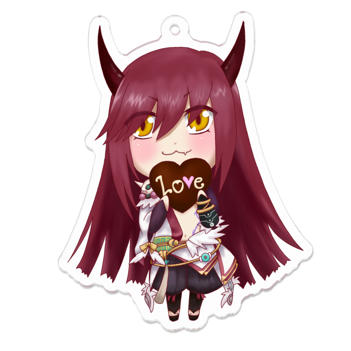 バレンタイン夜叉 アクキー D氏の喫茶店 Booth